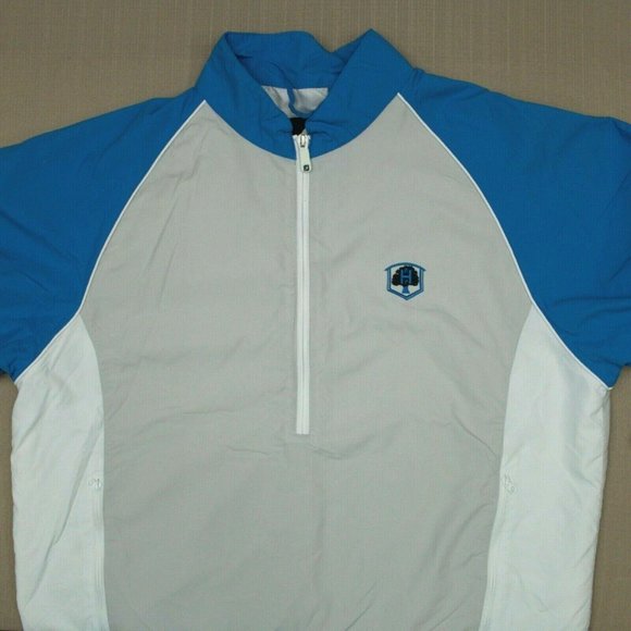FJ FootJoy Half Zip Pullover Jacket - Picture 3 of 9